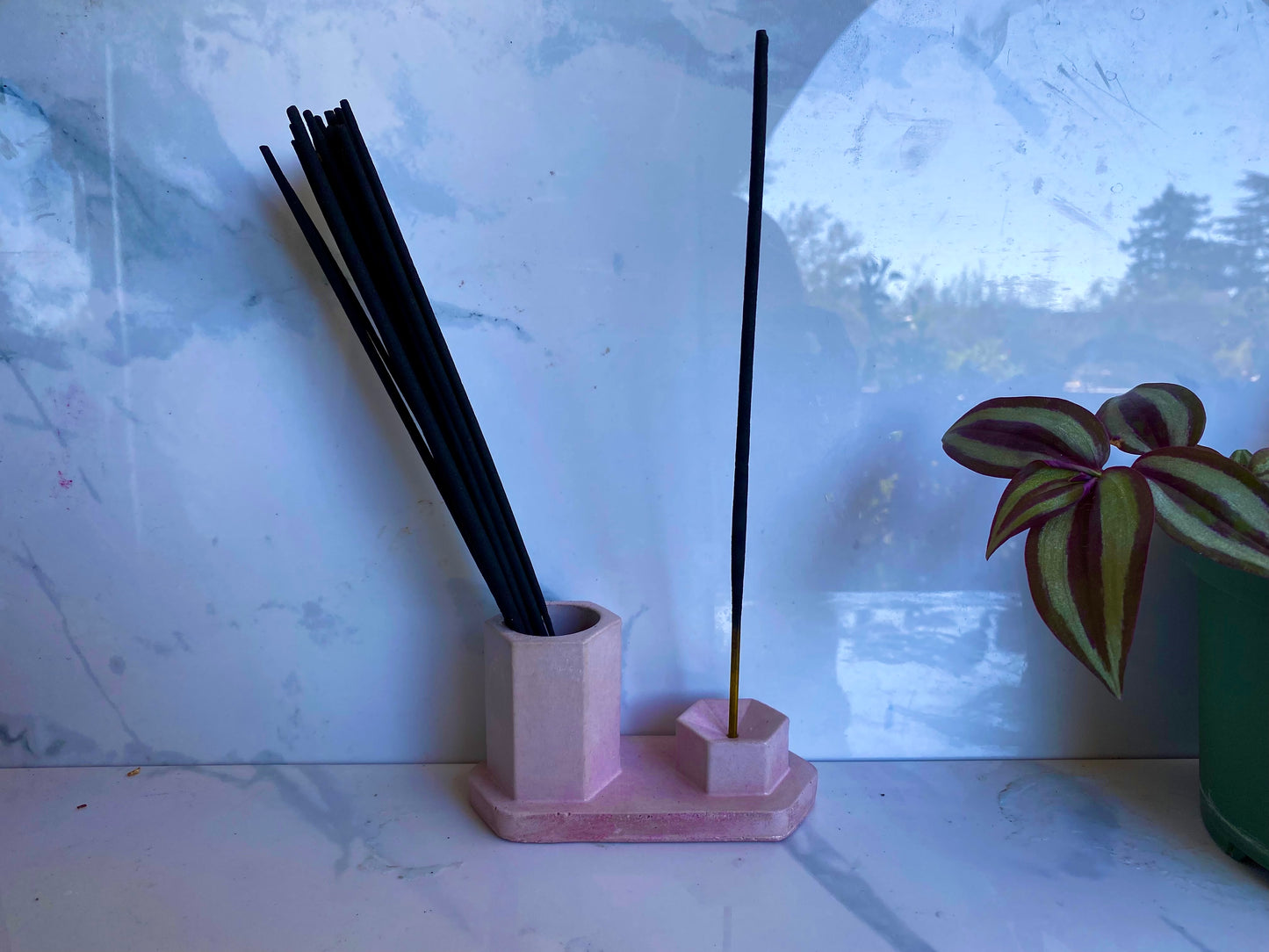 Hexagon incense holder